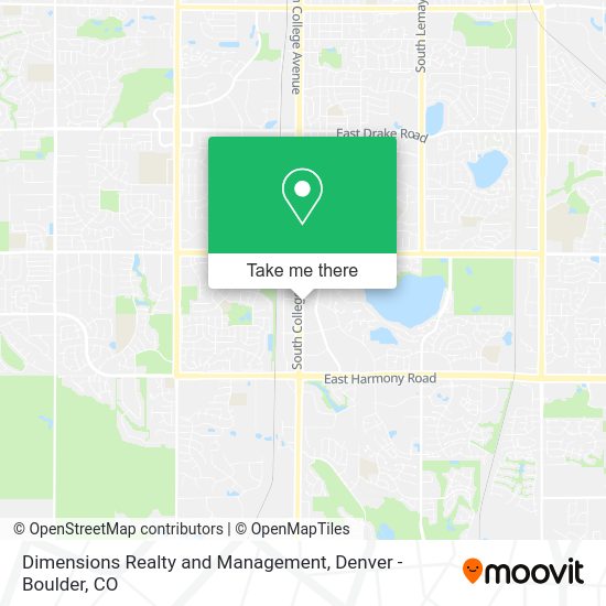 Mapa de Dimensions Realty and Management