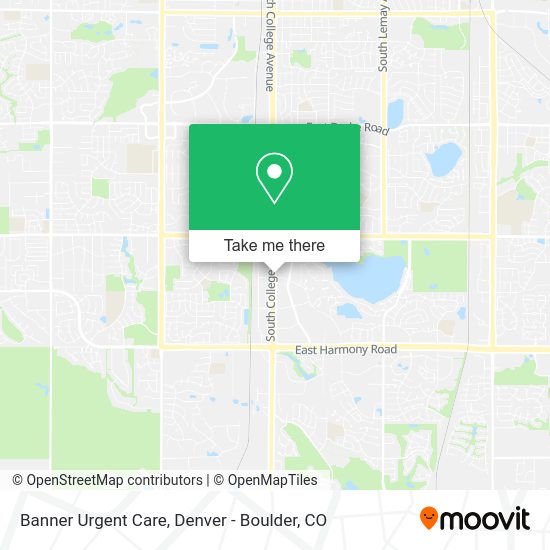 Banner Urgent Care map