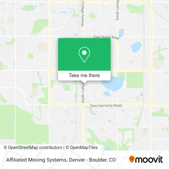 Affiliated Moving Systems map
