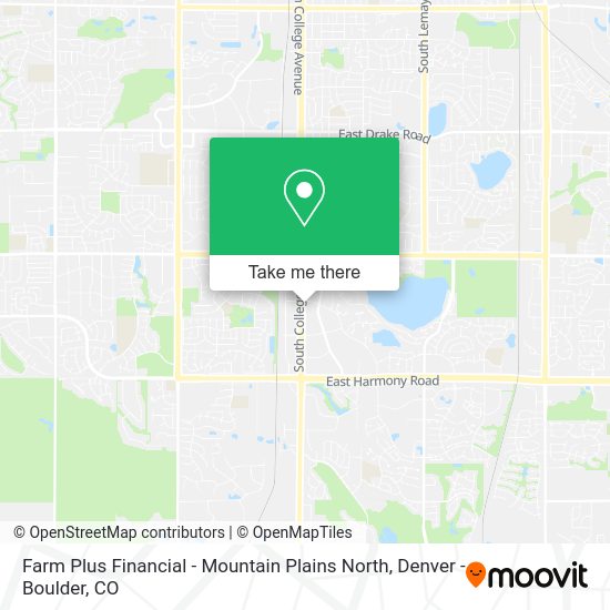 Mapa de Farm Plus Financial - Mountain Plains North