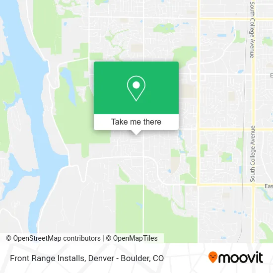 Front Range Installs map
