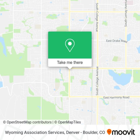 Mapa de Wyoming Association Services
