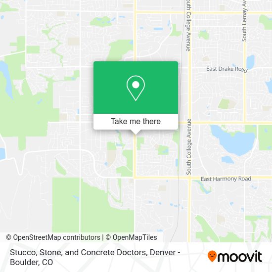 Stucco, Stone, and Concrete Doctors map