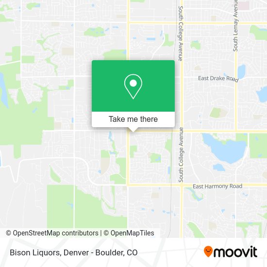 Mapa de Bison Liquors