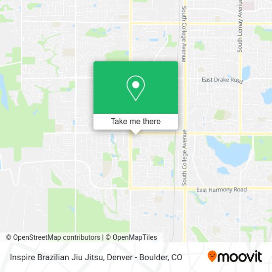 Mapa de Inspire Brazilian Jiu Jitsu