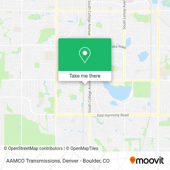 AAMCO Transmissions map