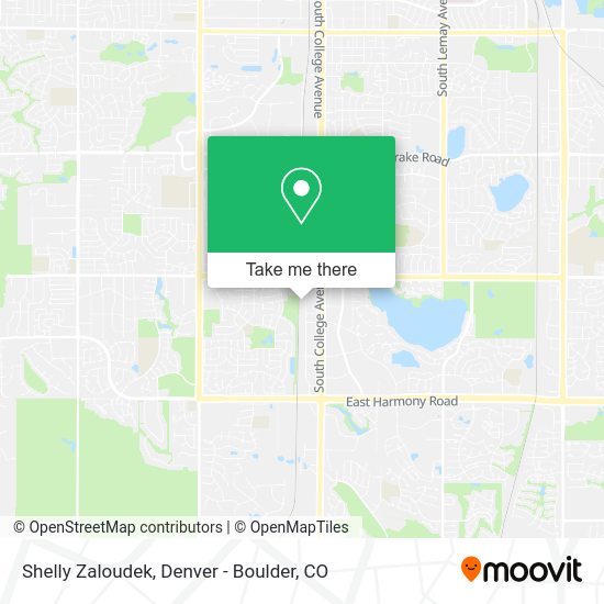 Shelly Zaloudek map