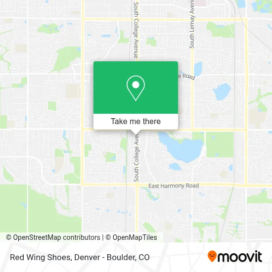 Red Wing Shoes map