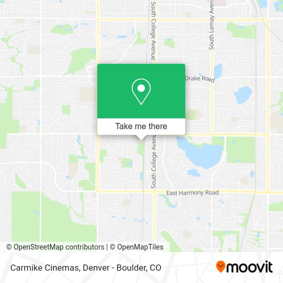 Carmike Cinemas map