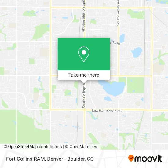 Fort Collins RAM map