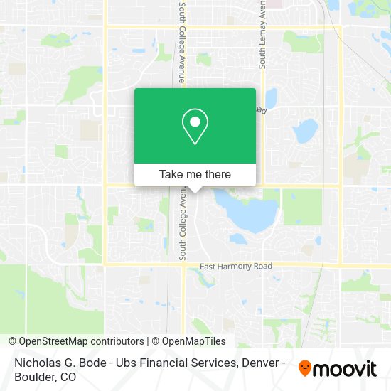 Nicholas G. Bode - Ubs Financial Services map