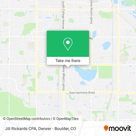 Jill Rickards CPA map
