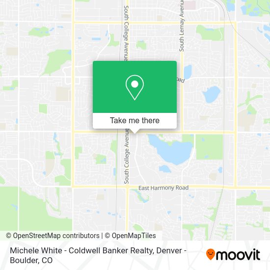Michele White - Coldwell Banker Realty map