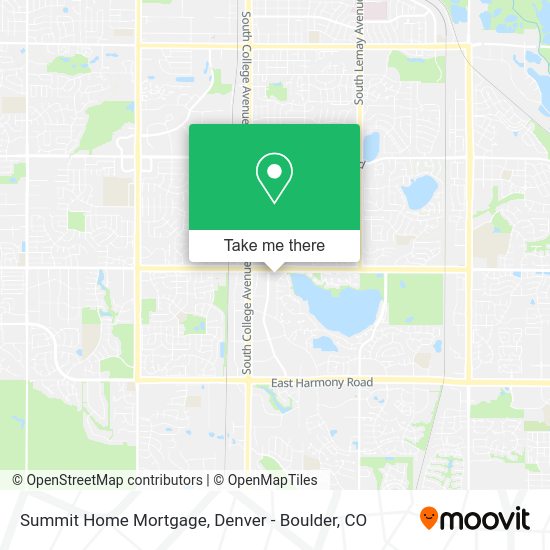 Summit Home Mortgage map