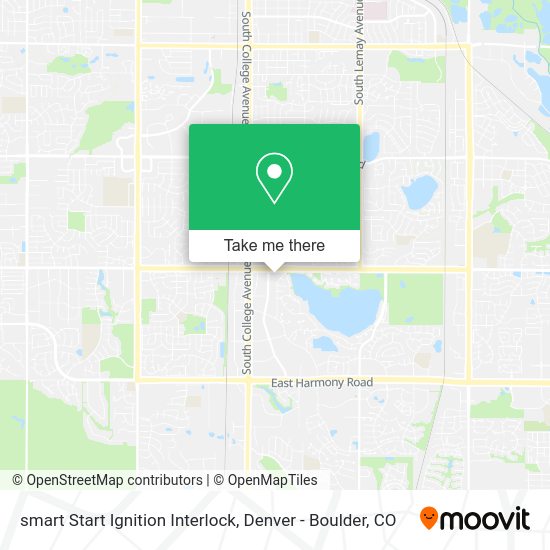 Mapa de smart Start Ignition Interlock