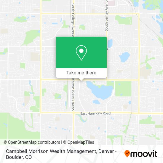 Mapa de Campbell Morrison Wealth Management