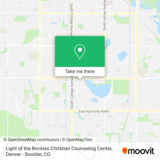 Light of the Rockies Christian Counseling Center map
