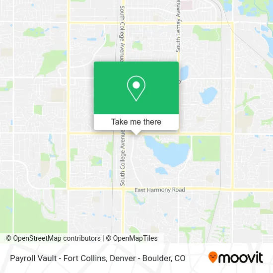 Payroll Vault - Fort Collins map