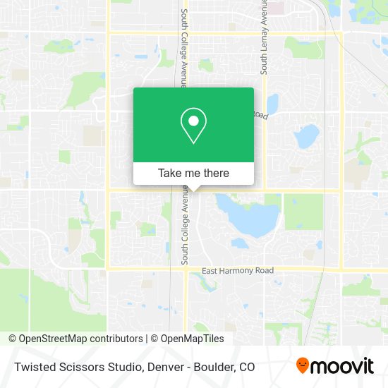 Mapa de Twisted Scissors Studio