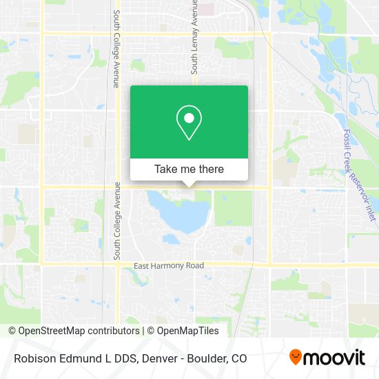 Robison Edmund L DDS map