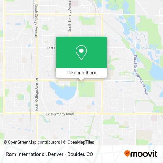 Ram International map