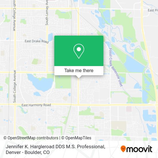 Mapa de Jennifer K. Hargleroad DDS M.S. Professional