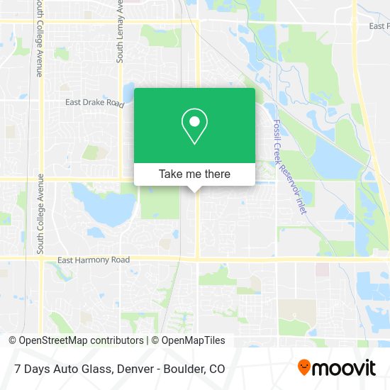 7 Days Auto Glass map