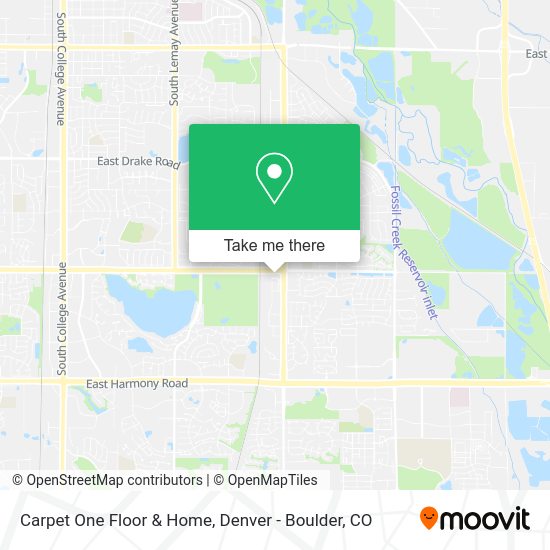 Carpet One Floor & Home map