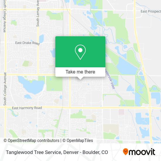 Mapa de Tanglewood Tree Service