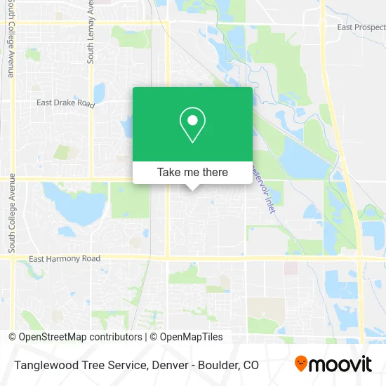 Tanglewood Tree Service map