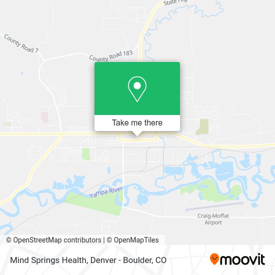 Mind Springs Health map