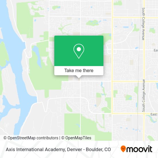 Mapa de Axis International Academy