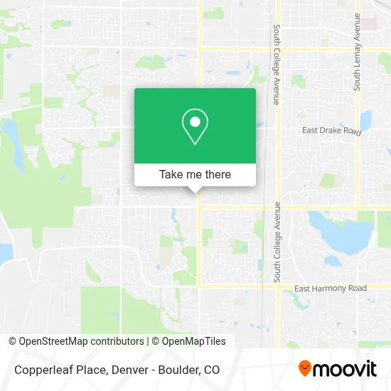 Copperleaf Place map