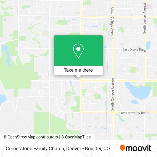 Mapa de Cornerstone Family Church