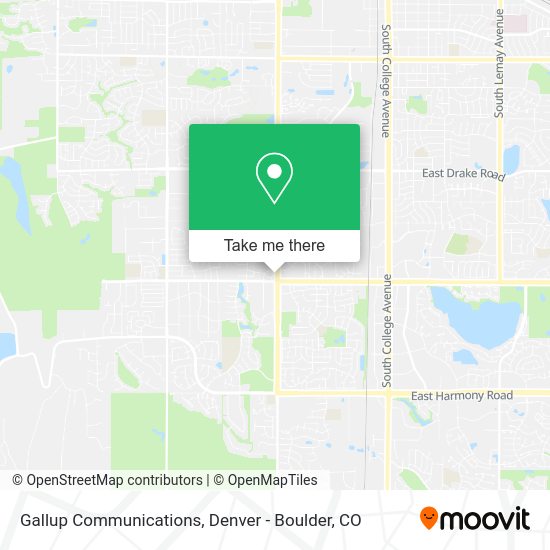 Gallup Communications map