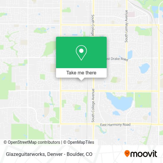 Glazeguitarworks map
