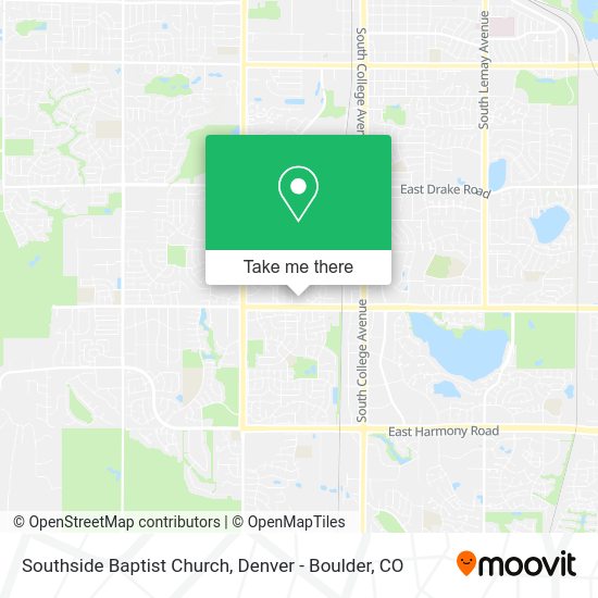 Southside Baptist Church map