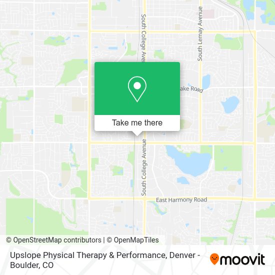 Mapa de Upslope Physical Therapy & Performance