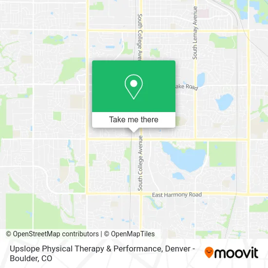Upslope Physical Therapy & Performance map