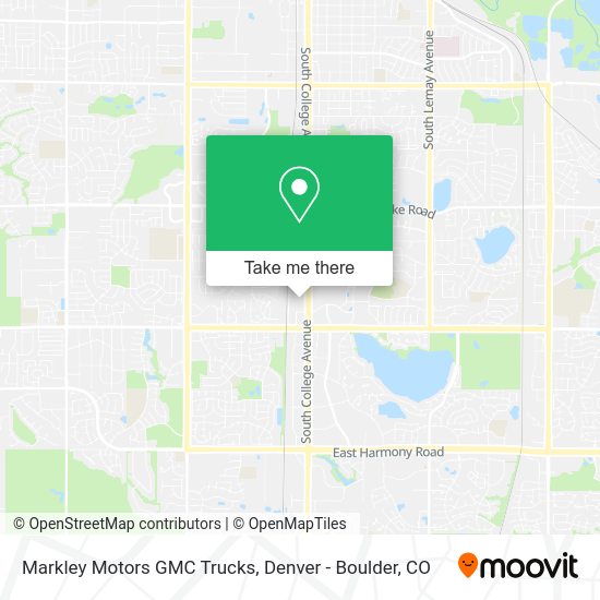 Markley Motors GMC Trucks map
