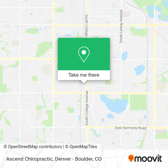 Ascend Chiropractic map