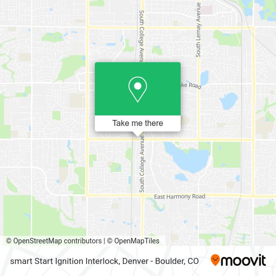 Mapa de smart Start Ignition Interlock