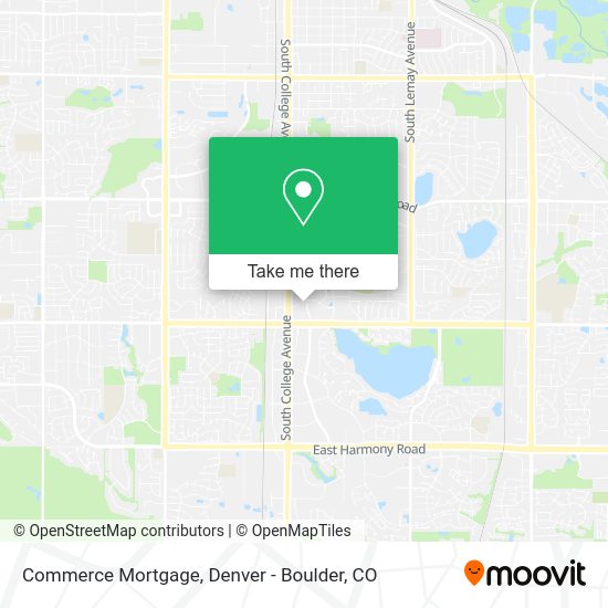 Commerce Mortgage map