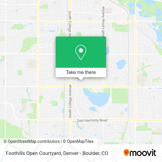Foothills Open Courtyard map