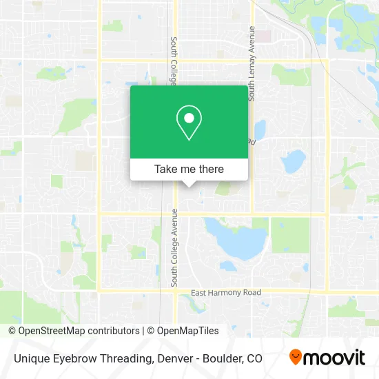 Unique Eyebrow Threading map