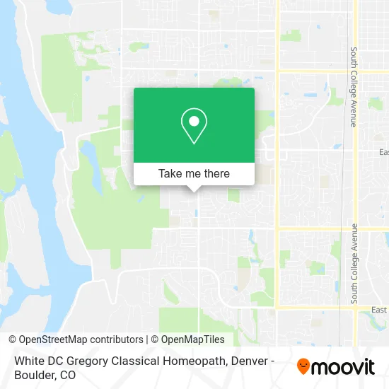 White DC Gregory Classical Homeopath map