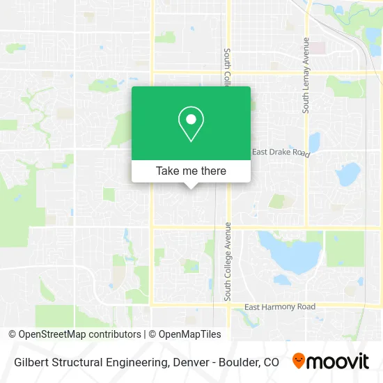 Gilbert Structural Engineering map