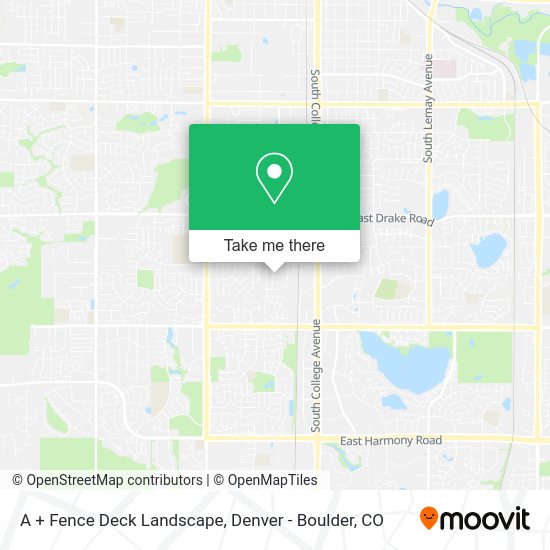 A + Fence Deck Landscape map