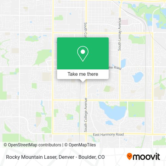 Rocky Mountain Laser map