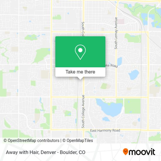 Away with Hair map